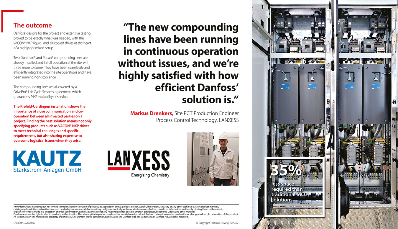 Bild vom Teil eines Dokuments zu einem Industrieprojekt